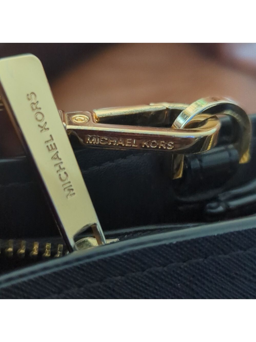 Michael Kors Hope Saffiano Leather Satchel - Picture 9 of 13